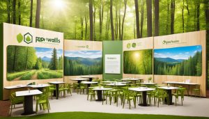 Zrównoważone i ekologiczne opcje dla ścianek pop-up